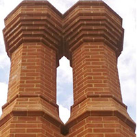 Purpose made bespoke chimneys
